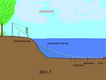 Elkapta ponty a tavaszi és nyári úszó leküzdésére, etető, és a rugó