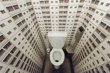 Kis WC, hogyan kell vizuálisan kép a tér Hogyan hozzunk létre a tér illúzióját