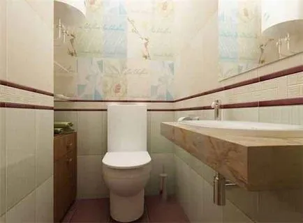 Kis WC, hogyan kell vizuálisan kép a tér Hogyan hozzunk létre a tér illúzióját