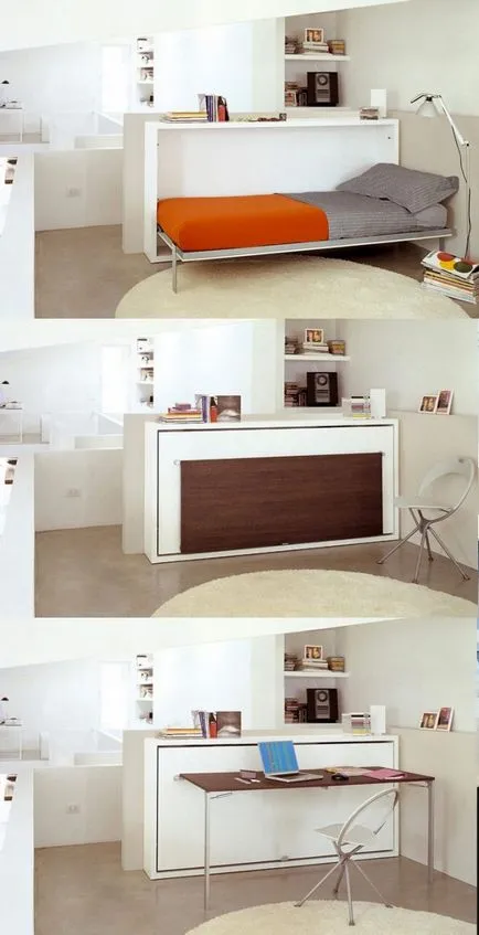 Мебели-трансформатор за малък апартамент (60 снимки) функционалност с минимално пространство