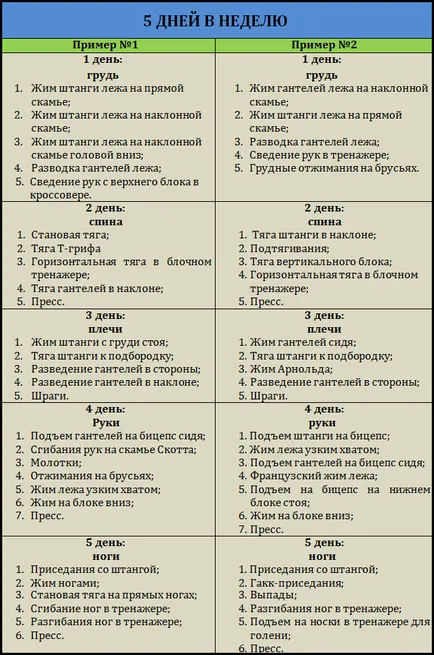 Mezomorf képzési program súly készlet