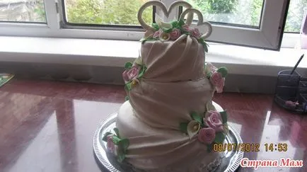 Az első esküvői torta kendők! Sütemények, sütemények, torták, édességek masztix - Home Moms