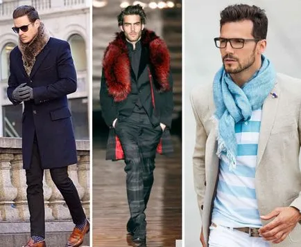 Férfi divat sál 2016 -2017, hogyan kell kiválasztani, hogy mit kell viselni, hogyan kell kötni