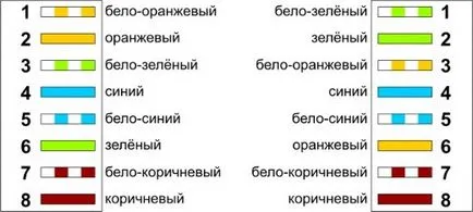 Кримпване усукана двойка RJ45 Снимка