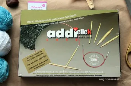 Prezentare generală a setului de ace interschimbabile Addi click dantelă