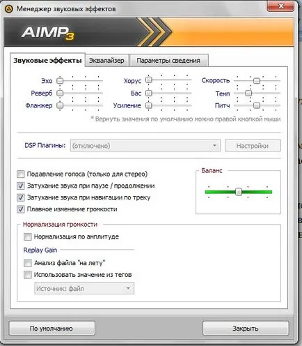 Áttekintés AIMP audiolejátszó