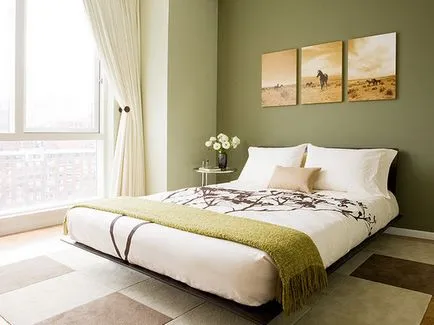 Olive цвят в интериора - сладък, уютна къща на 60 снимки