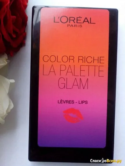 Opinii de Paletă de buze L - culoare oreal Riche la paleta glam levres de vară de colectare glam 2016