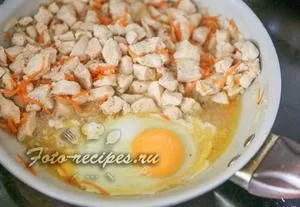 Pad тайландски с пиле, стъпка по стъпка рецепти снимки (тампон тайландски)