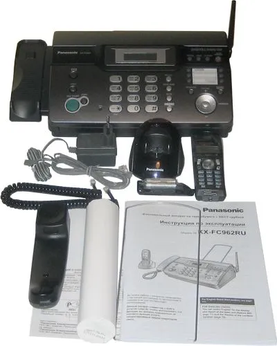 Panasonic KX-fc962ru - o combinație de telefoane fără fir și DECT fax articol comunicator - totul despre comunicare!