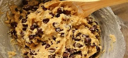 Amerikai cookie-csokoládé - ​​zab receptek, mézeskalács, keksz darabokat