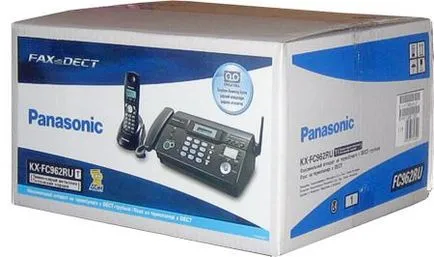 Panasonic KX-fc962ru - o combinație de fax și pentru DECT biroul moderne