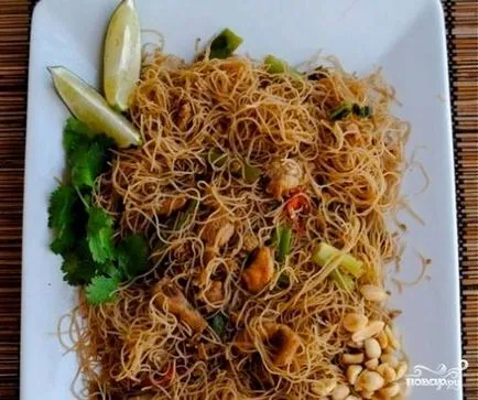 Pad thai - lépésről lépésre recept fotók