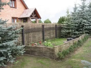 Wicker ограда със своите ръце, видове строителни, материали
