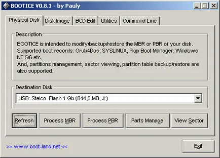 Az indító vaku ablakok és hirens boot CD-t (winsetupfromusb 1