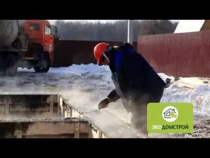 Turnând fundație temperaturi sub zero grade Celsius ca ceea ce trebuie să facă în timpul iernii