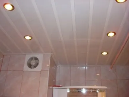 Таван панел за избор и монтаж на баня