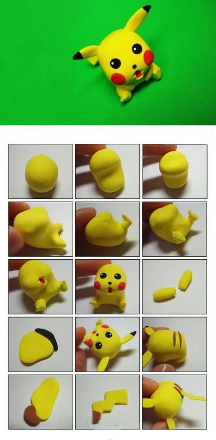 Pokemon öntött, hogyan kell csinálni, hogyan kell csinálni Pokemon Pikachu
