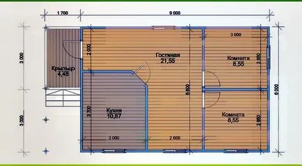 Projektek frame-panel ház modell és az egyéni