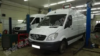 Javítás sprinter Moszkva, komplex javítás Mercedes Sprinter