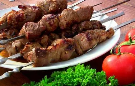 frigarui Rețete de carne de porc, marinată cele mai delicioase, carnea era moale