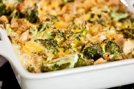 Reteta de paste de ajutor cu carne de pui si broccoli