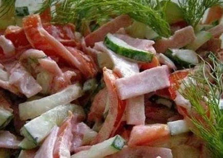 Рецепти за вкусни салати в бързината, модерен мода