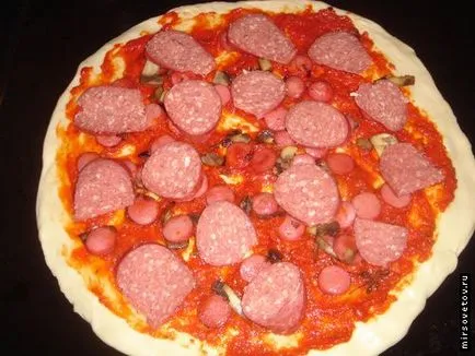 Orosz recept pizza, pizza tészta