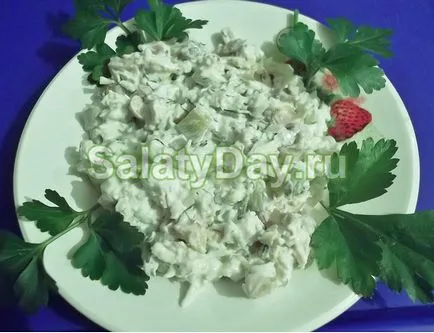 Salata cu ficat și ciuperci - o reteta incredibil de delicioasa cu fotografii și video