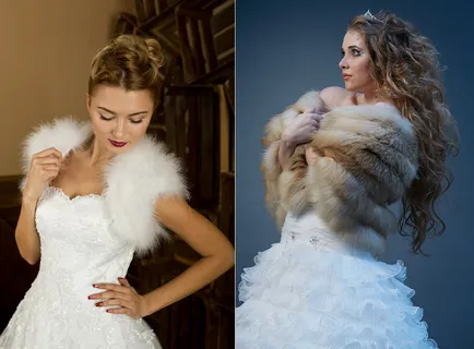 rochii elegante, cu modele de tapiterie din blană, arcuri de moda