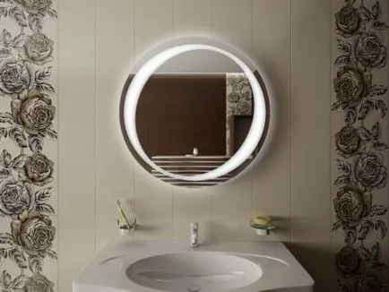 Oglinda în baie și o alegere a instala