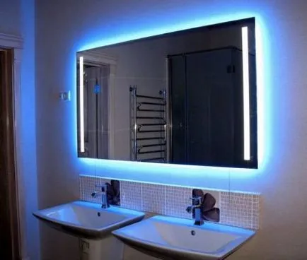 Oglinda în baie și o alegere a instala
