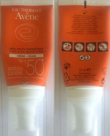 Avene de protecție solară spf seria 50 orange