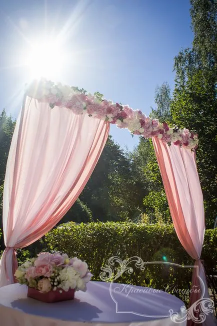 Floristica de nuntă și decorațiuni de nunți din Moscova