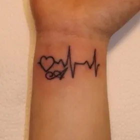 сърце татуировка