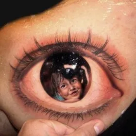 Eye tattoo értelmében - a szó egy szimbólum, a lányok és fiúk