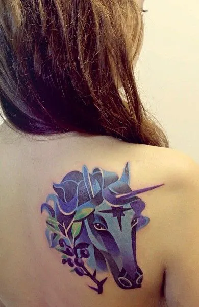 Tatuaj Unicorn - valoare desene sau modele tatuaj și fotografii