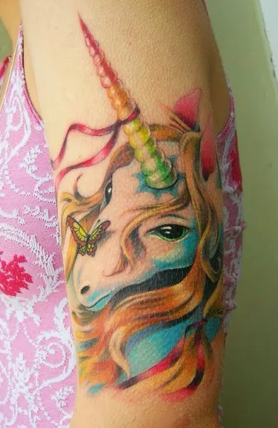 Tatuaj Unicorn - valoare desene sau modele tatuaj și fotografii