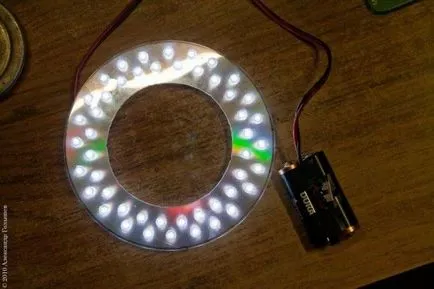 LED осветление за макро фотография със собствените си ръце