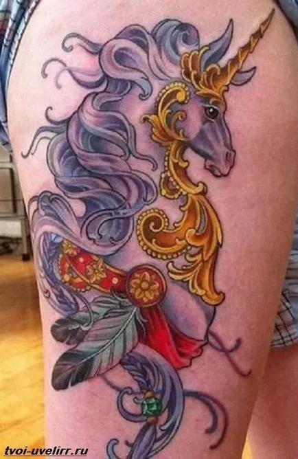 tatuaj unicorn