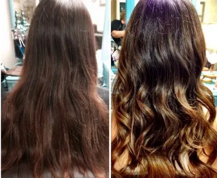 Коса оцветяване техника balayazh - на светло и тъмно, дълги и къси, със снимки и видео