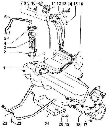 Sistem de combustibil octavia skoda