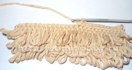 Kötés szőnyeg minta - fur