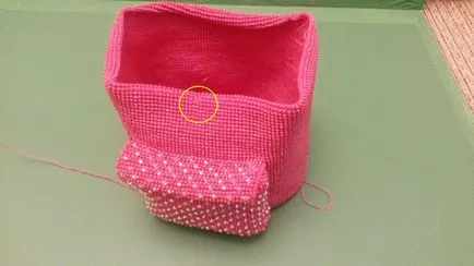 Knit rucsac șirag de mărgele - Master Fair - manual, lucrate manual