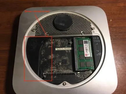 Înlocuirea hard disk-ul în Mac mini și instalarea suplimentare