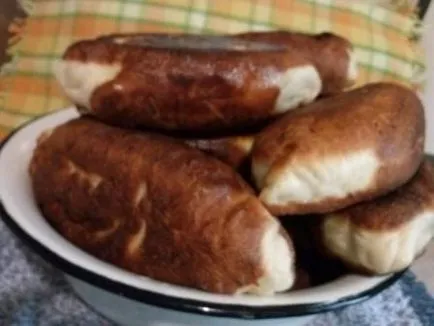 Fried patiserie drojdie cu cartofi si marar - pentru a găti rapid