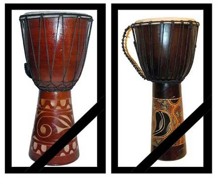 csere a bőr a djembe (Jambi, Jambi, dob), ha djembe tört