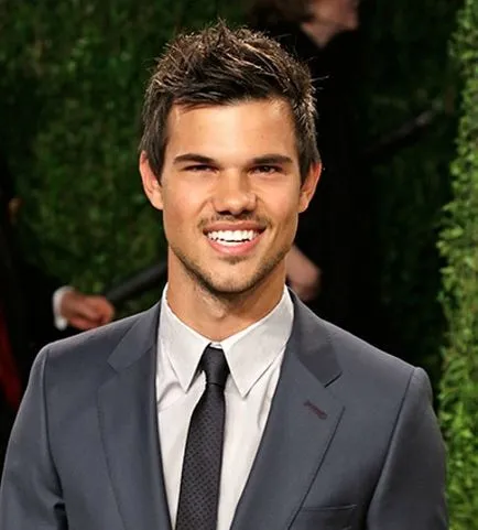 Actorul Taylor Lautner și fotografia lui tunsoare elegant, tunsori si coafuri foto