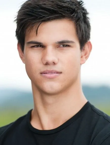 Actorul Taylor Lautner și fotografia lui tunsoare elegant, tunsori si coafuri foto