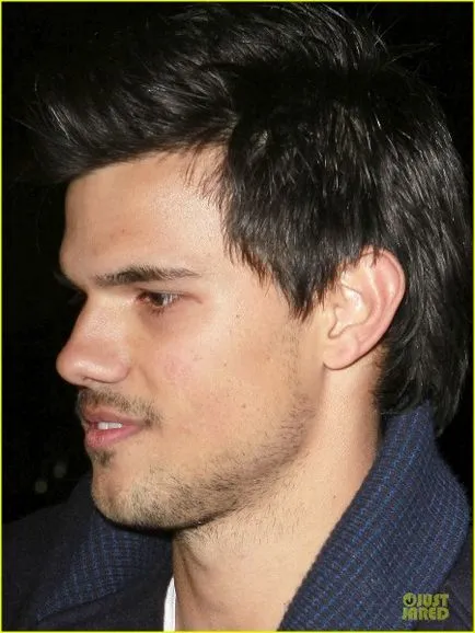 Actorul Taylor Lautner și fotografia lui tunsoare elegant, tunsori si coafuri foto